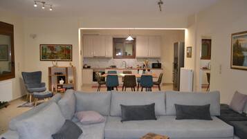 Fernseher, Kamin