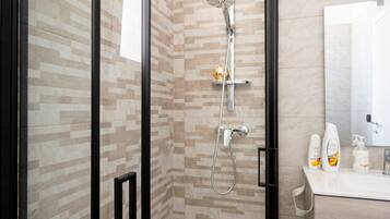 Shower, hair dryer