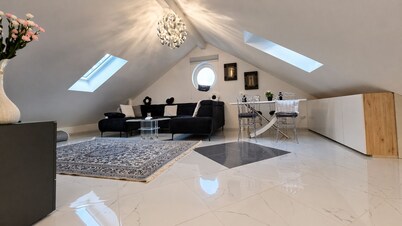 Designer apartment | Spa bathtub • Near Nuremberg / trade fair / erlangen University