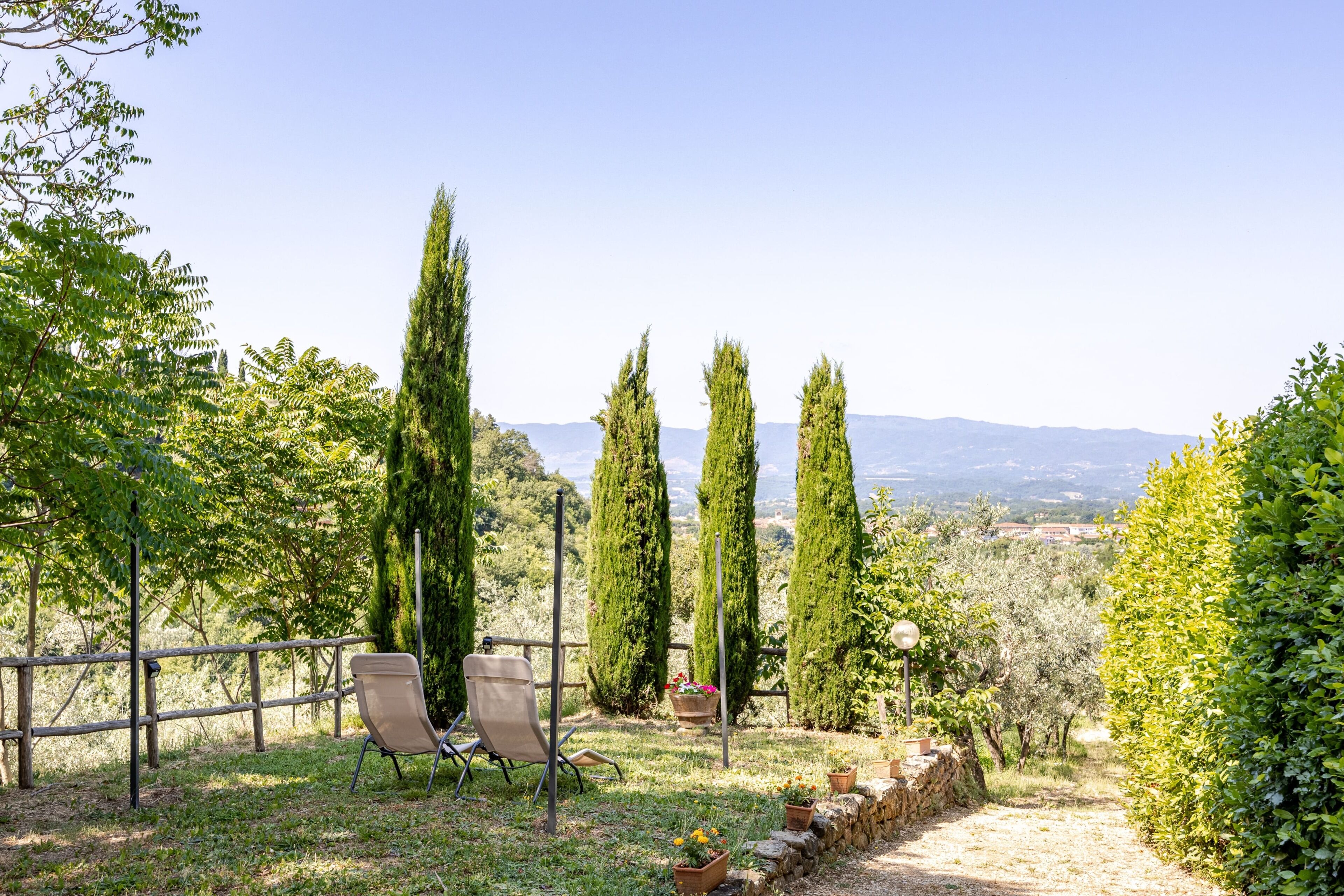 Property grounds. Apartment in Tuscan Farmhouse with Swimming Pool and All Amenities
