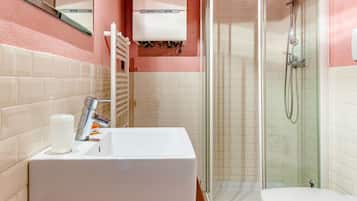Dutxa, bidet, tovalloles i paper higiènic