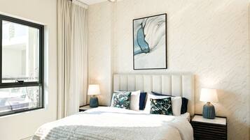 Departamento estándar, balcón | Ropa de cama
