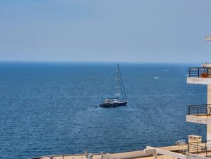 Studio, Balcony, Sea View | View from room - Rêve Studio Apartments (Sarande)