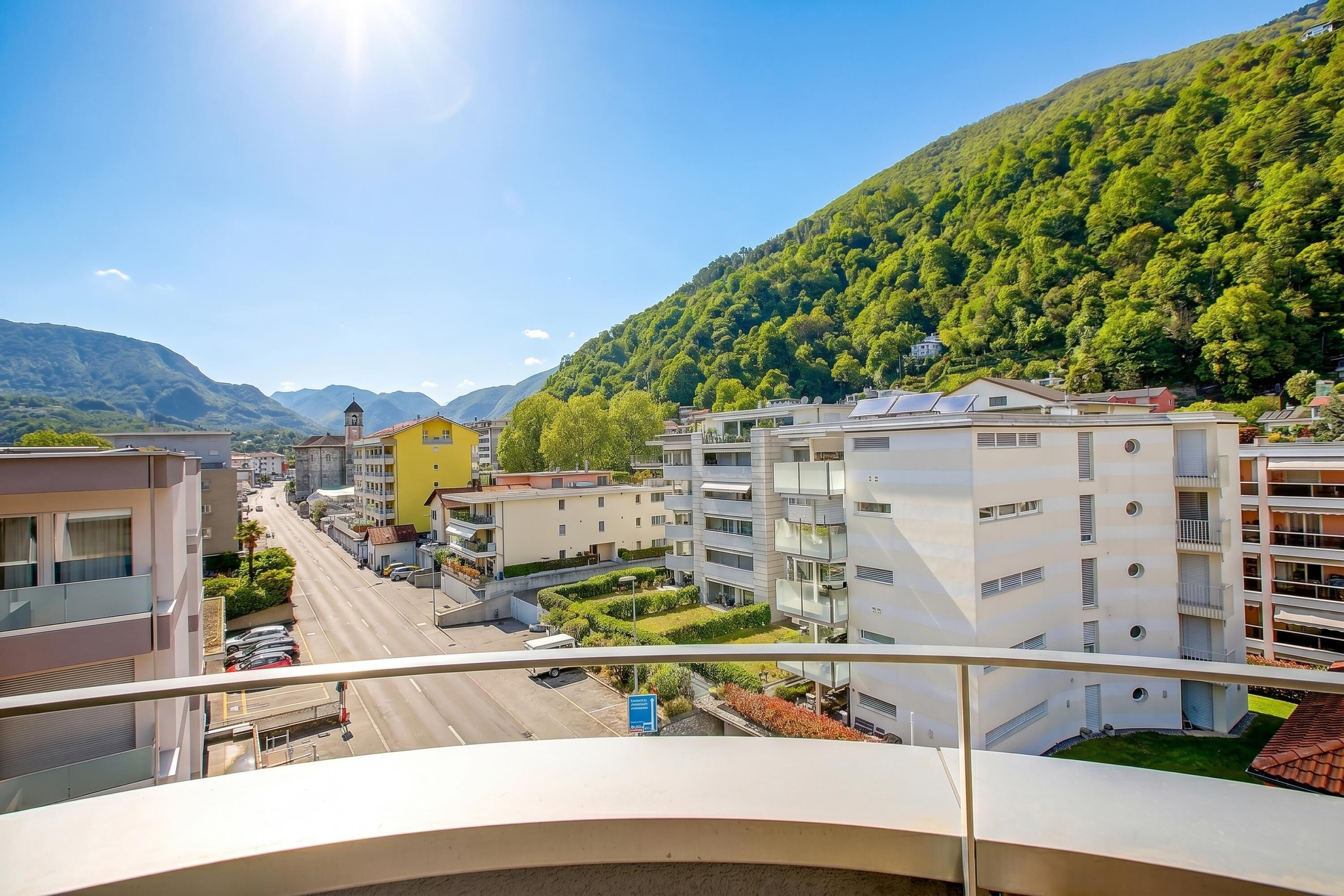 Appartement Familial, plusieurs chambres (Urban Maggiolina Sunset - Locarno) | Balcon