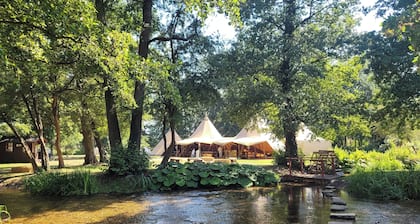 2-person Bell Tent Stay at Old Vicarage Campsite