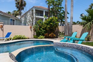 Pool - Dog-Friendly Bayside Home with Private Pool & Hot Tub, Firework Views! (South Padre Island)