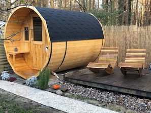 Room, 1 Bedroom, Sauna | Property grounds