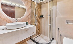 Premium Apartment, City View | Bathroom - bnbme - Burj Views East - 2BR (Dubai)