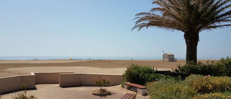 On the beach