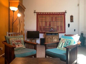 Living area - Charming, quiet apartment - 4 guests (Barcelonnette)