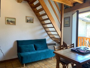 Living area - Charming, quiet apartment - 4 guests (Barcelonnette)