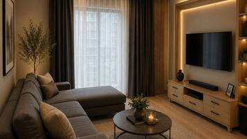 Deluxe Suite, City View | Desk, laptop workspace, free WiFi