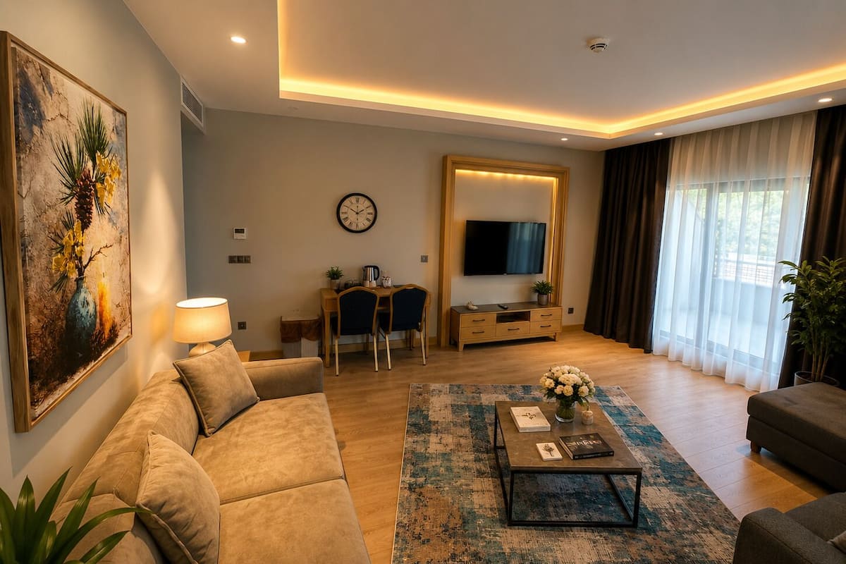 Deluxe Suite, Balcony | Premium bedding, Select Comfort beds, desk, laptop workspace