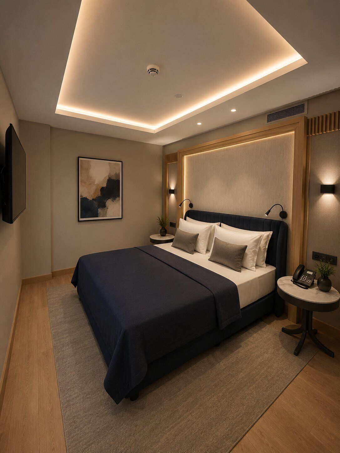 Deluxe suite, uitzicht op stad | Een bureau, een laptopwerkplek, gratis wifi