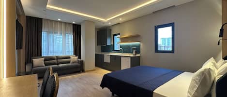 Junior Suite, City View | Desk, laptop workspace, free WiFi