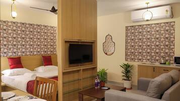 Estudio Deluxe, vista a la ciudad | Interior