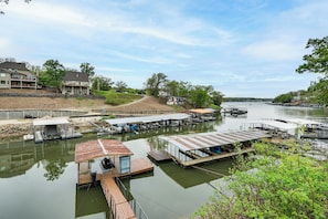 Front of property - Dock + Swim Platform! Osage Beach Waterfront Home (Osage Beach)