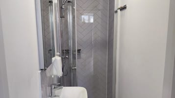 Shower, toilet paper