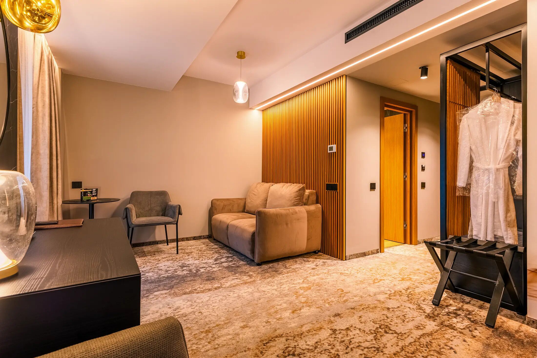 Deluxe Triple Room, Balcony, Mountain View | In-room safe, soundproofing, free WiFi