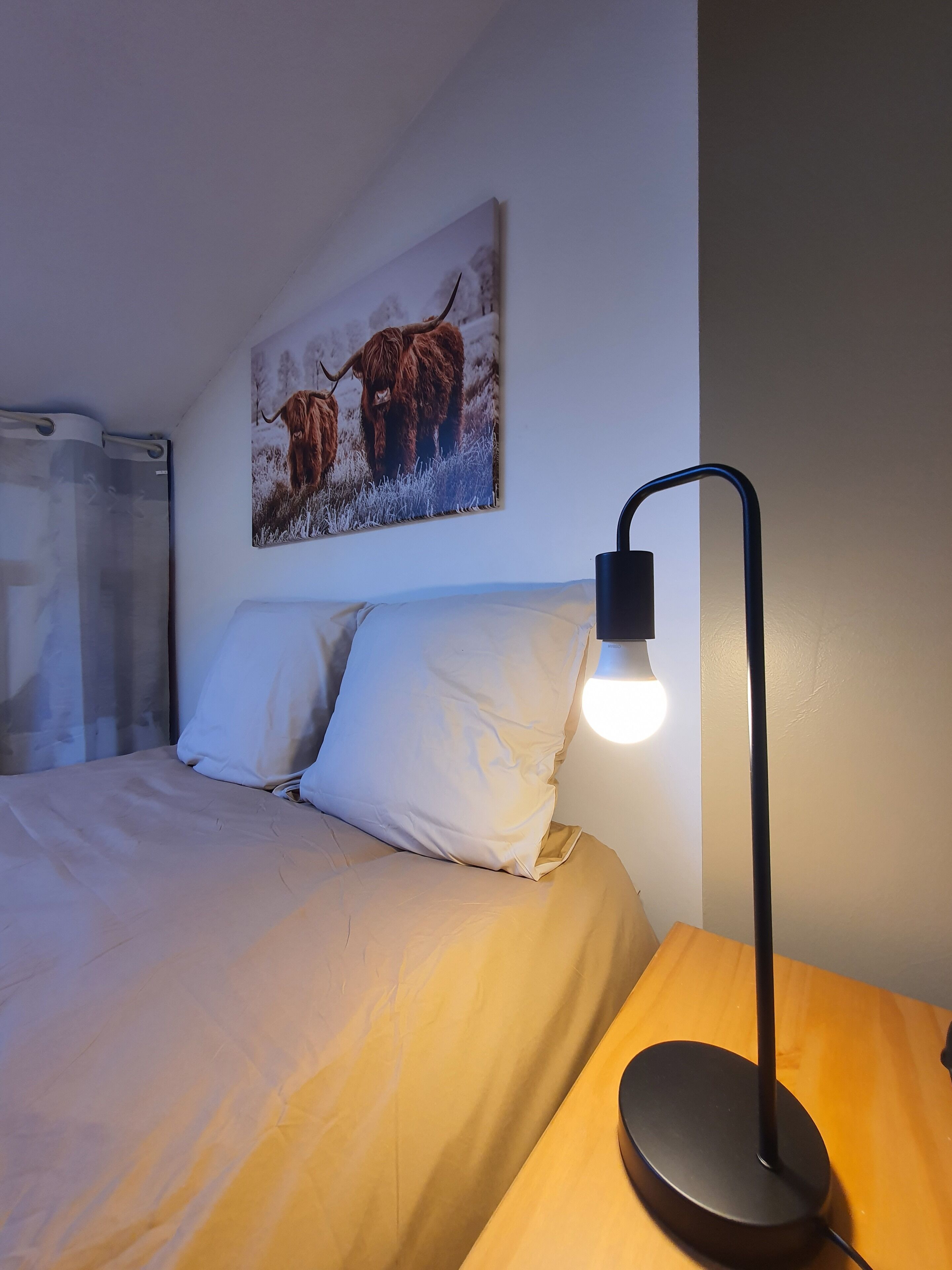 2 bedrooms, internet, bed sheets