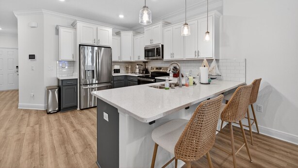 Townhouse, 3 kamar tidur | Dapur pribadi