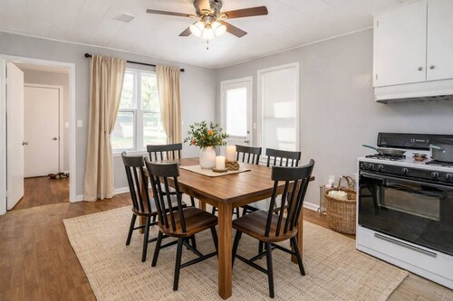 Charming 3BR Bungalow Sleeps 8
