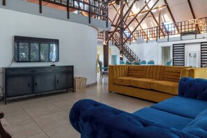 Villa, 3 Bedrooms, Smoking, Private Pool | Living room