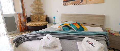 1 bedroom, iron/ironing board, travel crib, free WiFi