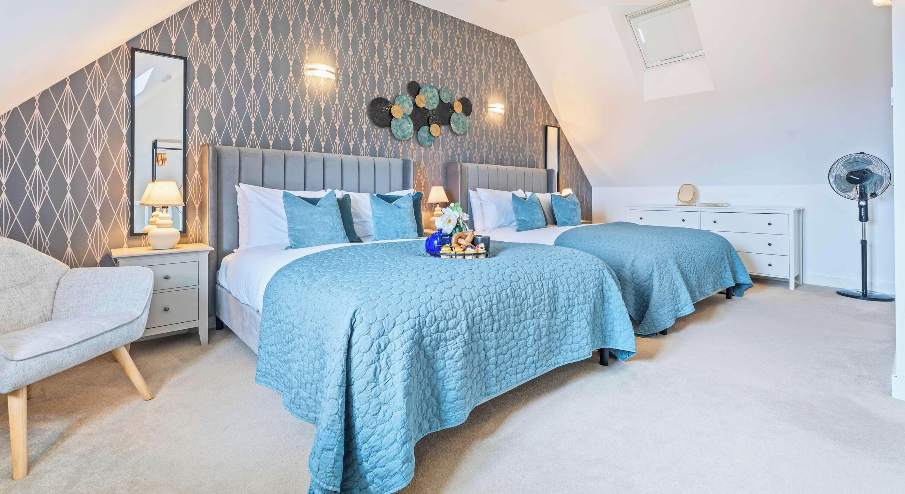 4 bedrooms, desk, iron/ironing board, free WiFi