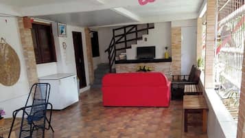 Premium House, Lake View | Living area | 43-inch Smart TV with digital channels, Netflix, streaming services
