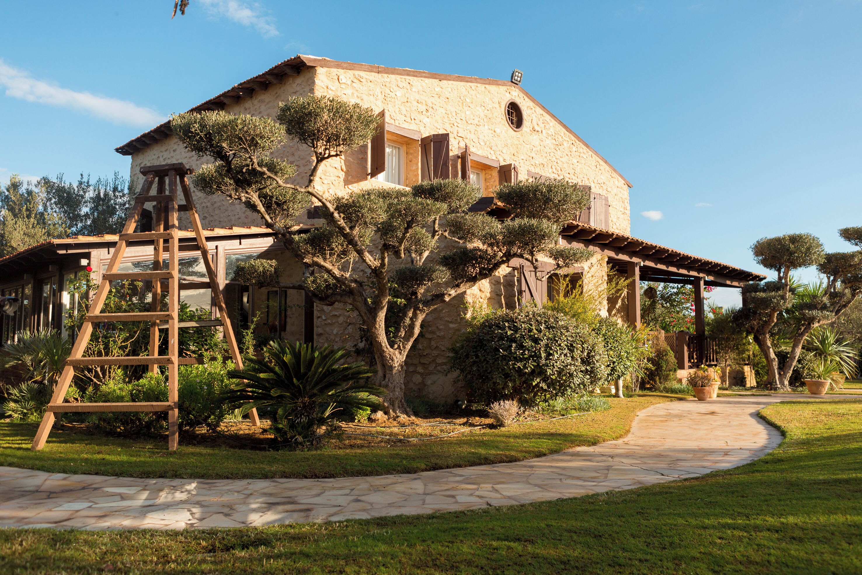 Villa, 5 chambres, piscine privée, vue jardin | Terrasse/Patio