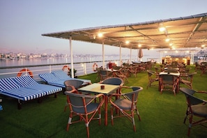 Outdoor dining - MS Nile Treasure Cruise (Luxor)