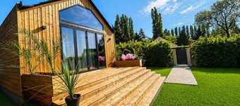 Wooden cottage villa