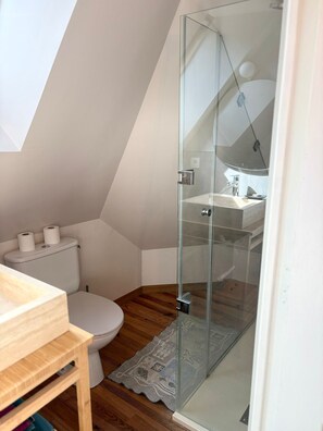 Shower, hair dryer, toilet paper - Charming family home - Riverfront - Most beautiful villages in France (Sainte-Suzanne-et-Chammes)