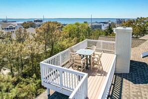 Outdoor dining - Ocean View from Balconies | Steps to Private Beach (Rehoboth Beach)