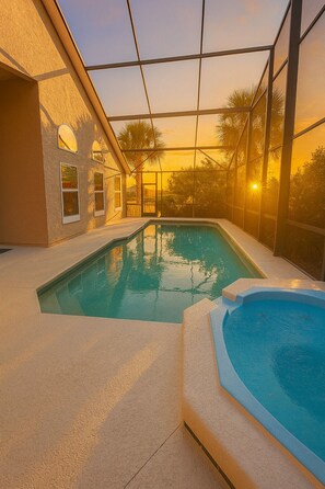 Beheizter Pool