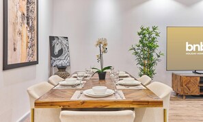 Luxury Apartment, City View | In-room dining - bnbme - Emirates Crown - 2BR & Maid Room (Dubai)