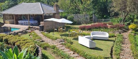 Maison, 4 chambres, patio | Terrasse/patio