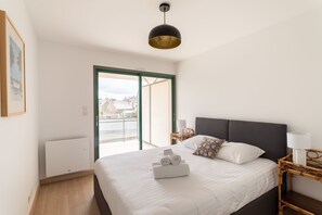 2 bedrooms, iron/ironing board, free WiFi, bed sheets - Chamati - À 500 m de la plage (Dinard)