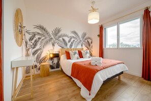 4 chambres, fer et planche Ă repasser, Wi-Fi gratuit, draps fournis