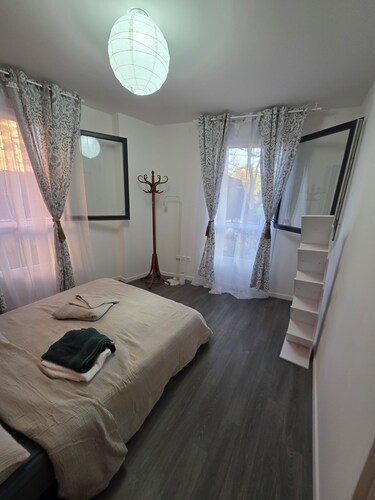 Escale Zen & Loggia : À 5 min de la Gare (Direct Paris) + Parking