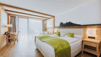 Minibar, in-room safe, desk, cots/infant beds