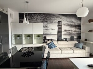 Deluxe Apartment | Living area - Bora Premium by Grand Apartments (Sopot)