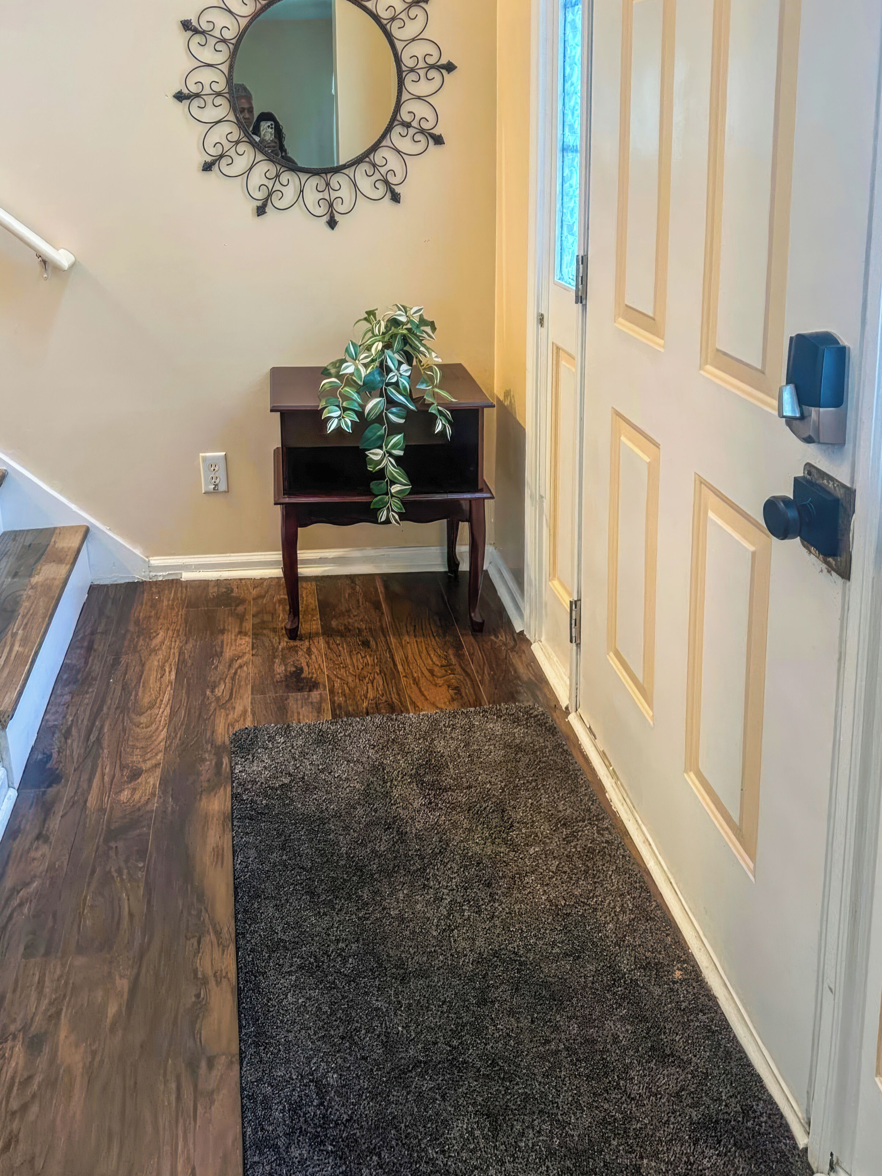Interior entrance