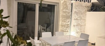 House 30m from Mindelo Beach with Private Terrace and Wi-Fi