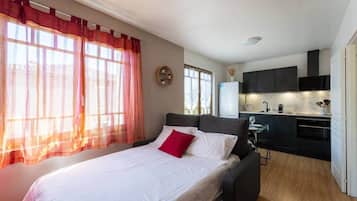 1 chambre, fer et planche à repasser, Wi-Fi, draps fournis
