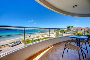 Panoramic Suite, Balcony, Sea View | Outdoor dining - Hotel Duje (Vodice)