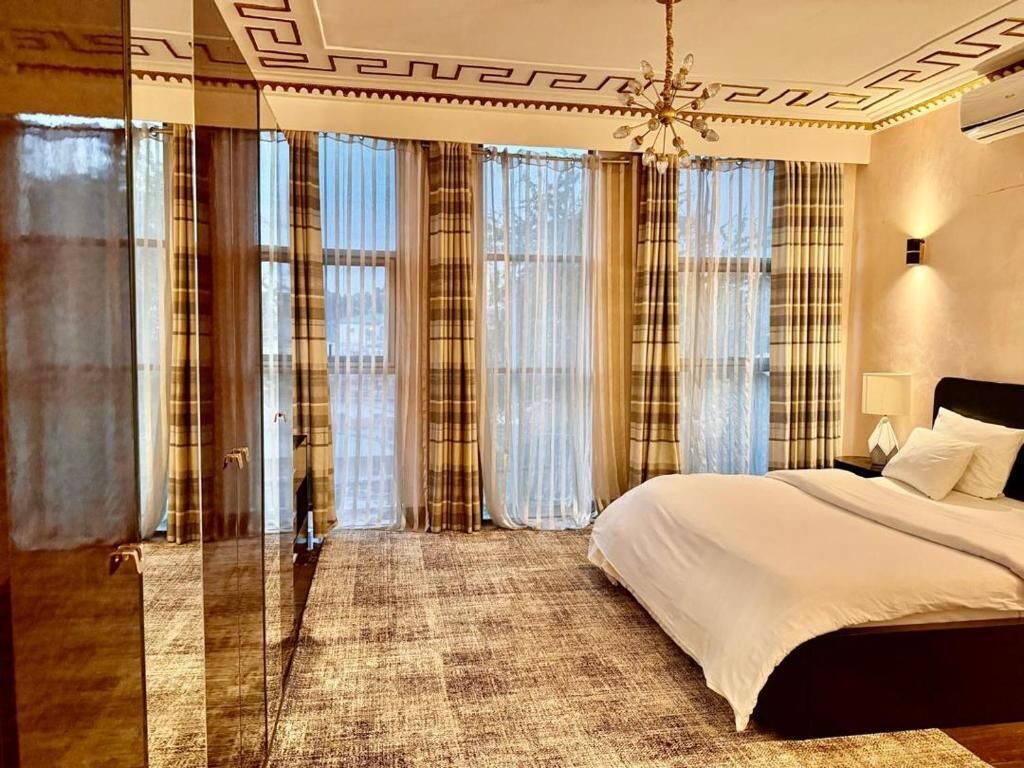 Suíte superior, vista para a cidade