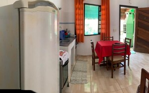 Private kitchen - Residencial Vila Nova Flat (São Sebastião)