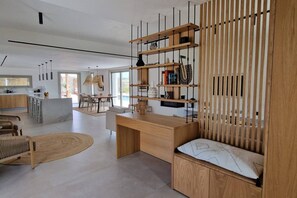 Interior - Villa Bema - Quietness and Beach access (Molos)